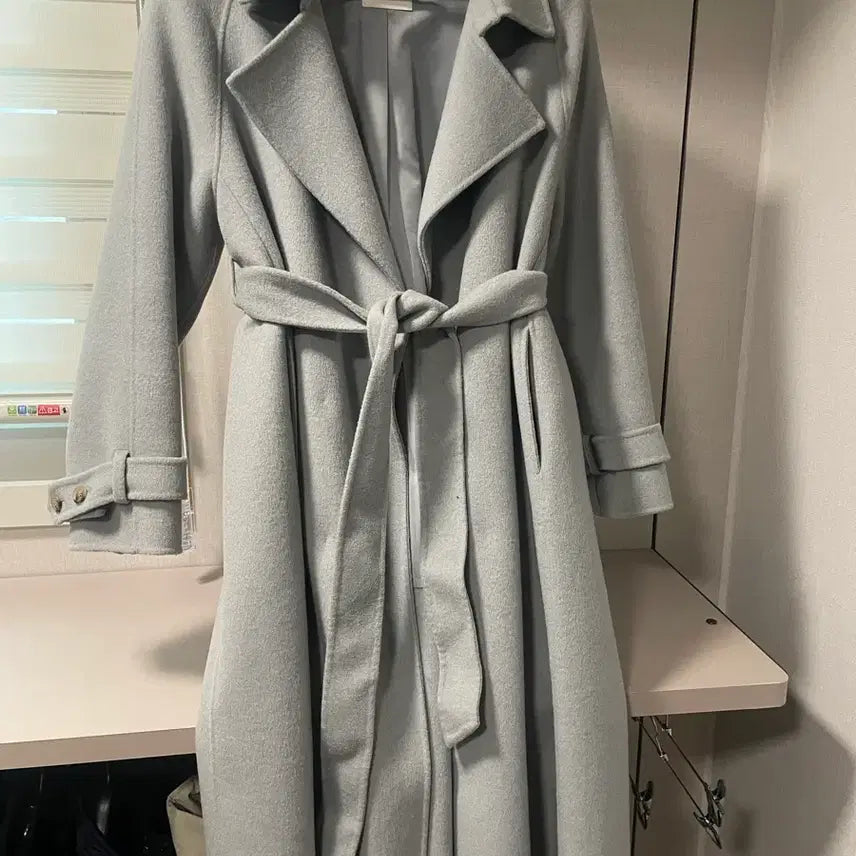 [BUNJANG] SISTINA Long Belted Coat / SISTINA 벨트 롱코트