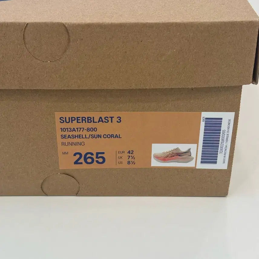 [BUNJANG] Asics Superblast 3 Running Shoes / 아식스 슈퍼블라스트3 265 런닝화 새상품