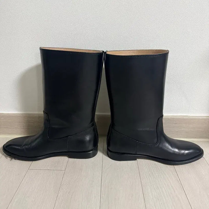 [BUNJANG] Ethos Black Mid-Calf Boots / 에토스 미들부츠