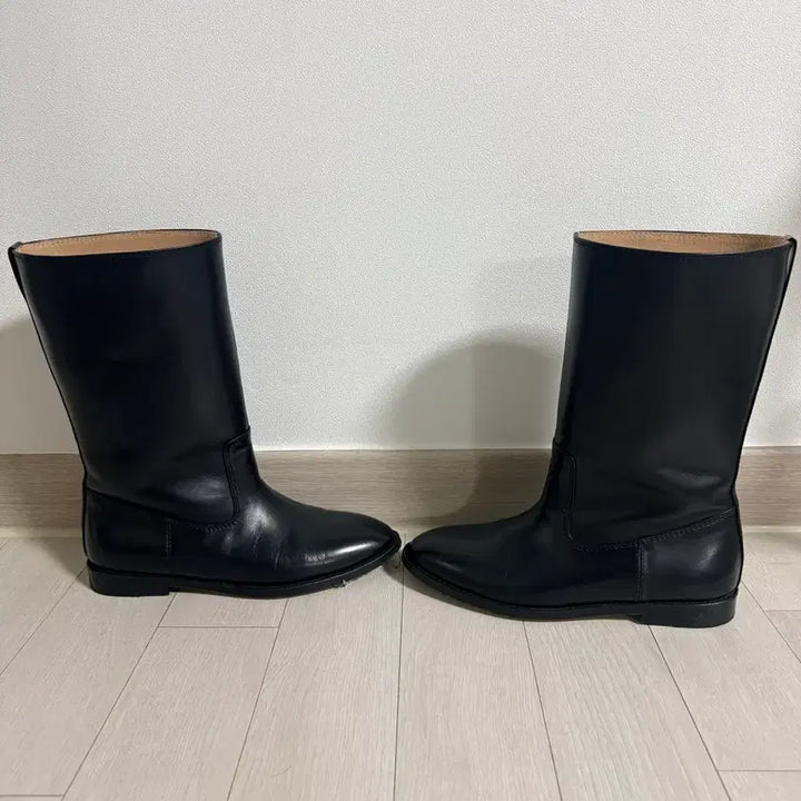 [BUNJANG] Ethos Black Mid-Calf Boots / 에토스 미들부츠
