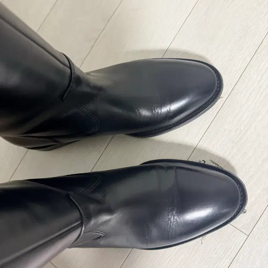 [BUNJANG] Ethos Black Mid-Calf Boots / 에토스 미들부츠