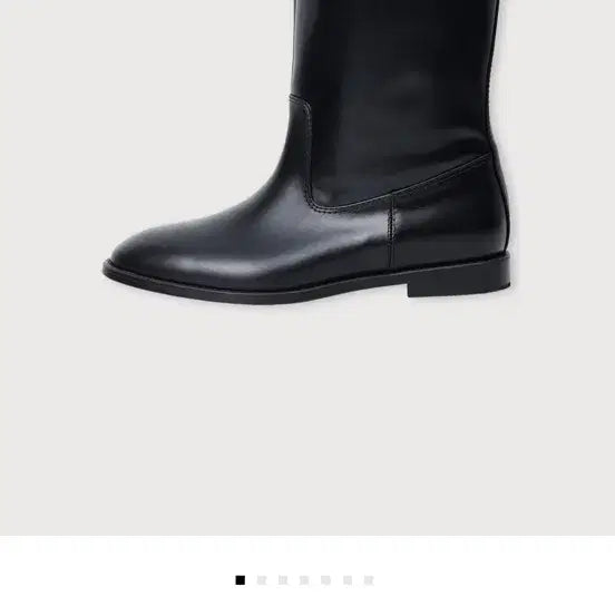 [BUNJANG] Ethos Black Mid-Calf Boots / 에토스 미들부츠