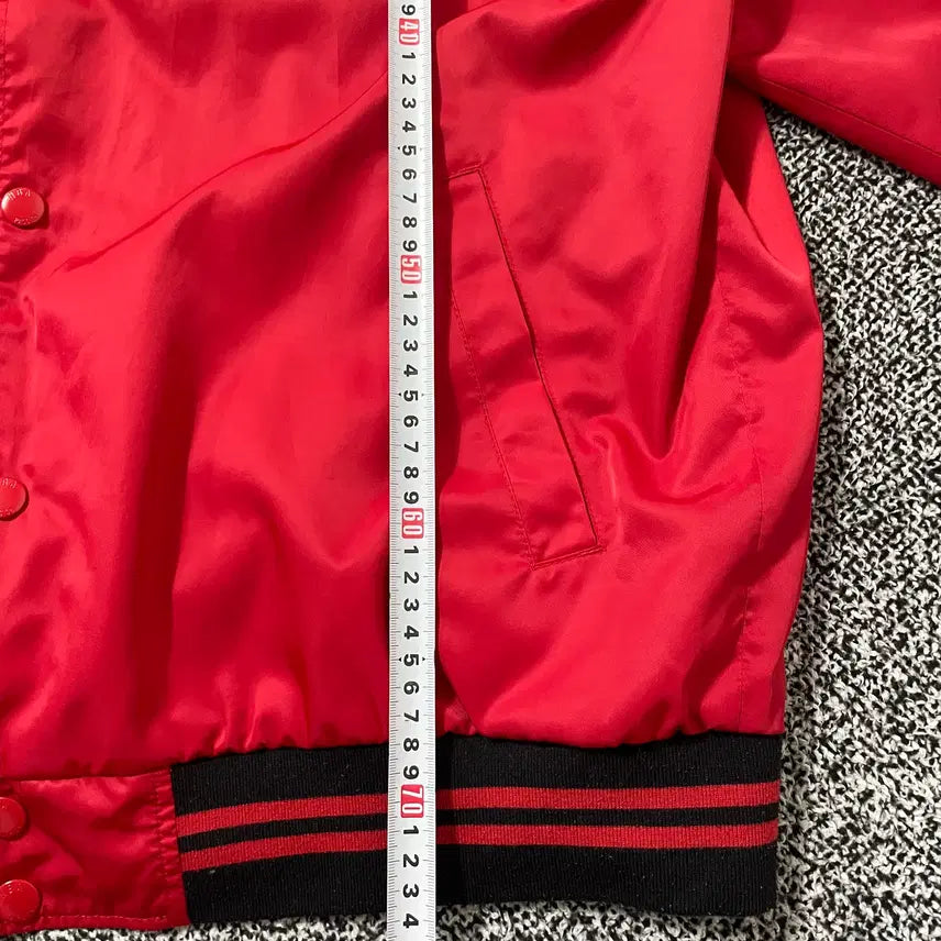 [BUNJANG] Vintage9 Chicago Bulls Reversible Varsity Stadium Jacket / 빈티지9. NBA 블루종 시카고불스 바시티 스타디움 자켓 리버시블