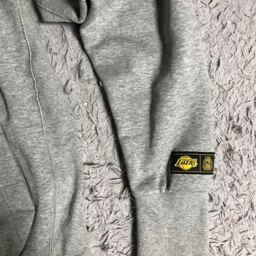 [SOLD OUT] 새상품 나이키 NBA 정품 레이커스 후드티 그레이 지퍼 후드집업 스우시