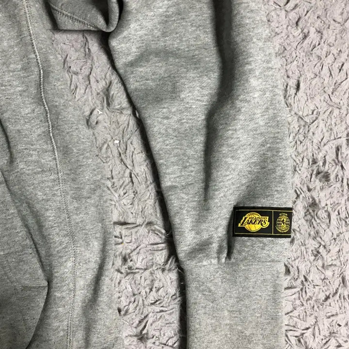 [SOLD OUT] 새상품 나이키 NBA 정품 레이커스 후드티 그레이 지퍼 후드집업 스우시