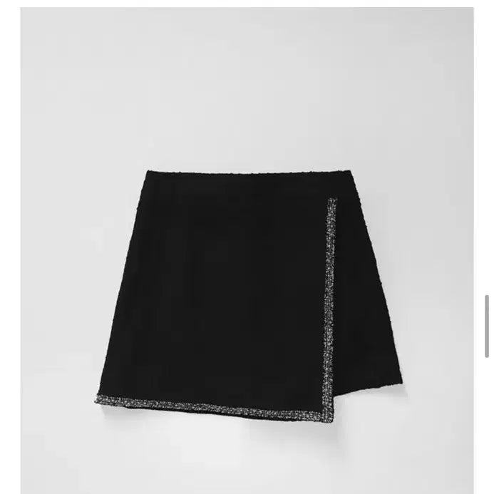 [BUNJANG] Wearlic Herringbone Wrap Skirt Pants / 웨얼릭 헤링본 랩 치마바지