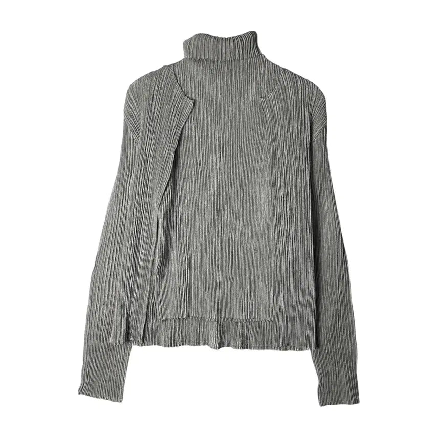[SOLD OUT] [SPECCHIO] 스피치오 플리츠 슬리브리스 가디건 세트
