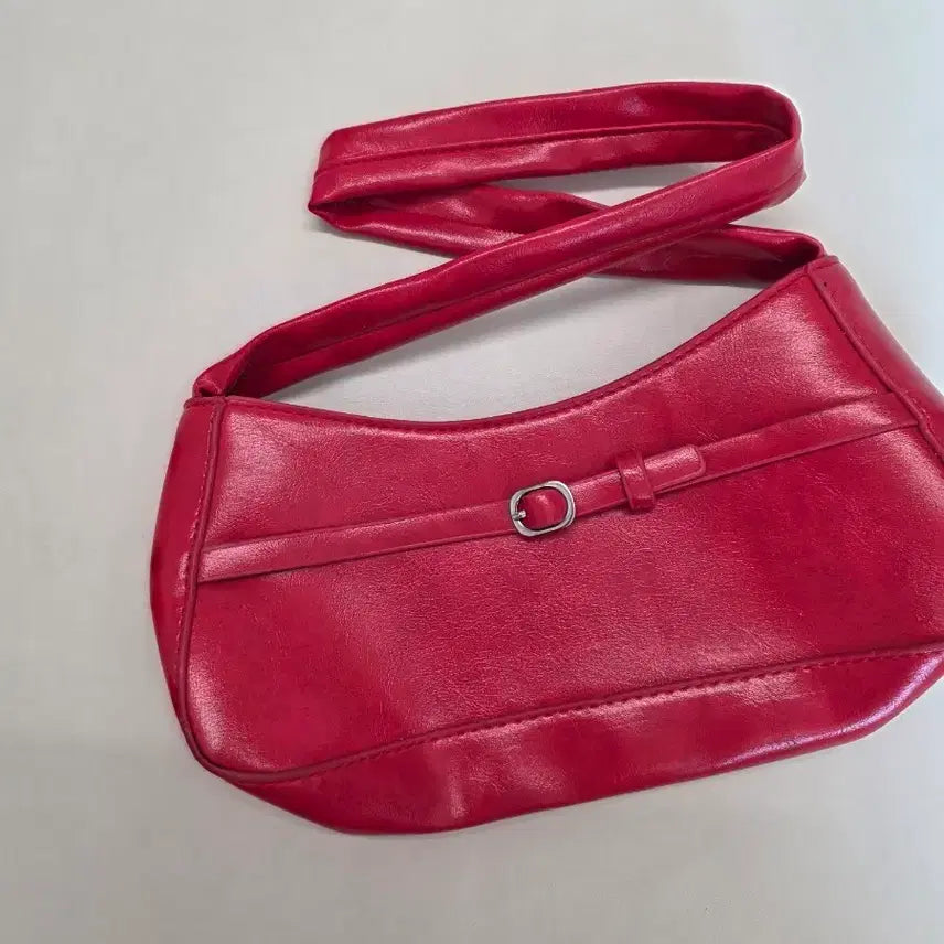 [BUNJANG] Red Shoulder Bag/Crossbody Bag / 레드 숄더백 / 크로스백 가방