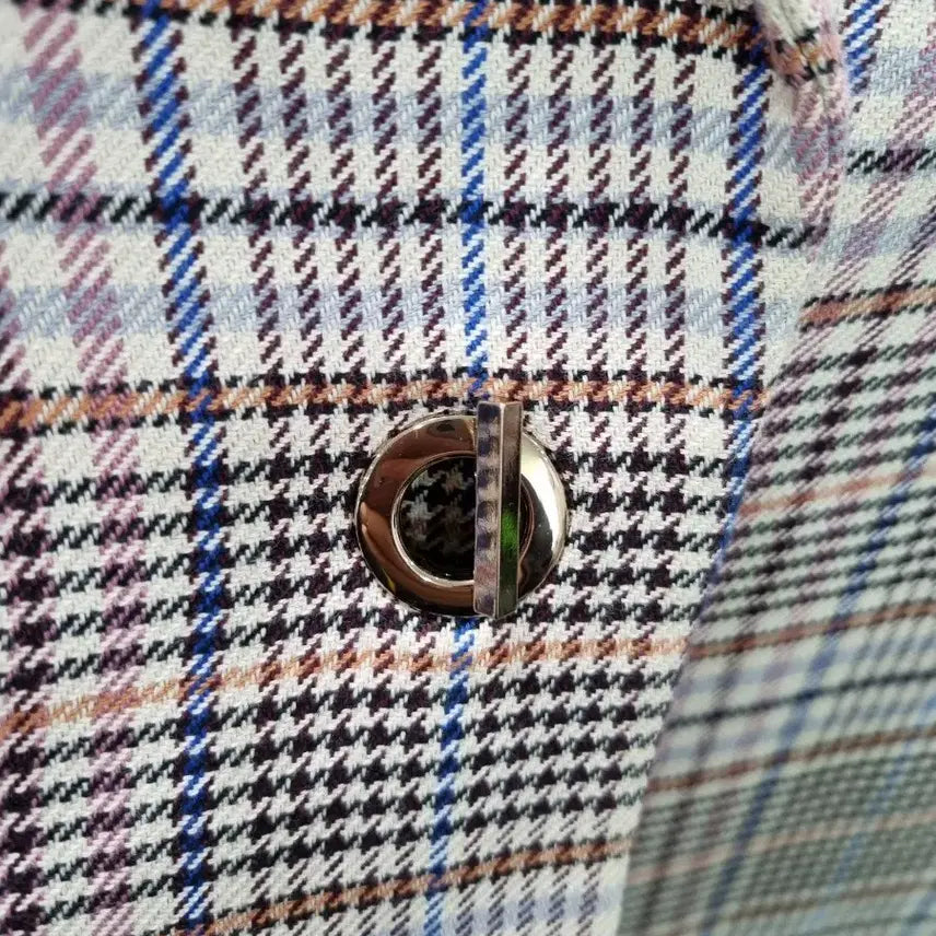 [BUNJANG] Sandro Check Pattern Blazer Jacket / Sandro 체크 패턴 자켓