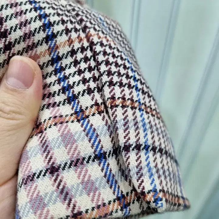 [BUNJANG] Sandro Check Pattern Blazer Jacket / Sandro 체크 패턴 자켓