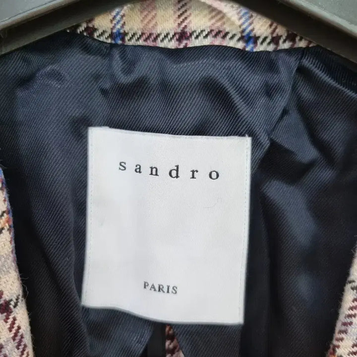 [BUNJANG] Sandro Check Pattern Blazer Jacket / Sandro 체크 패턴 자켓