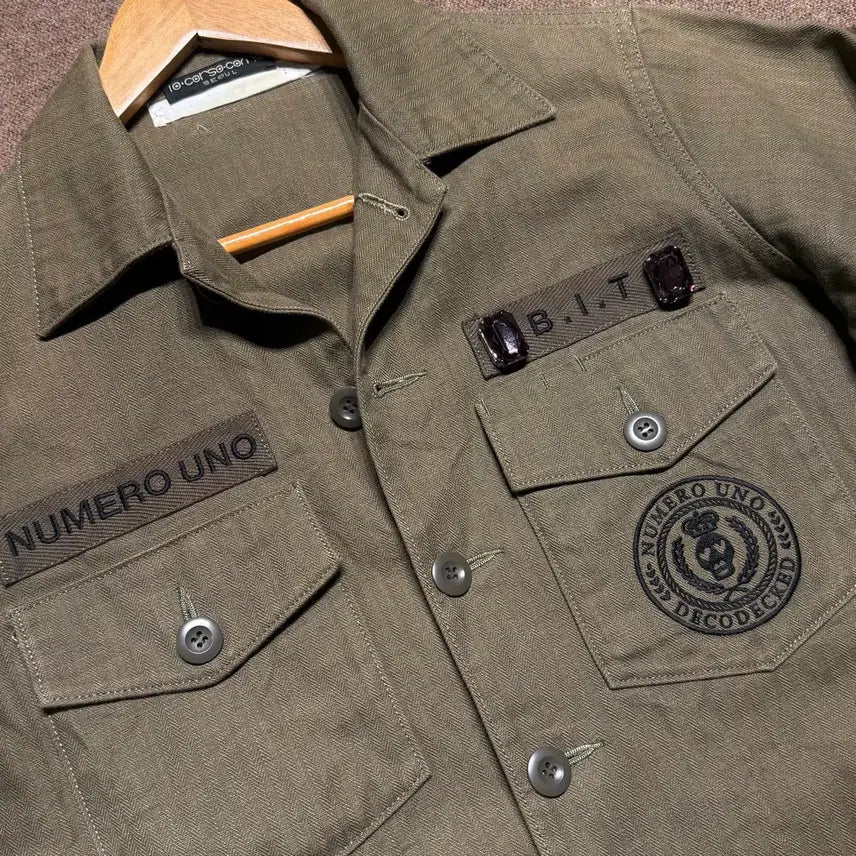 [BUNJANG] 10 Corso Como Numero HBT Military Shirt L / 재팬 10꼬르소꼬모 누메로 HBT 밀리터리 셔츠 L og107