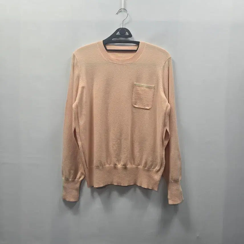 [BUNJANG] Peach Knit Sweater 66 - Spring Knit / 0449 여성 피치 니트 66 / 봄 니트 / 포켓 니트 / 부드러운 니