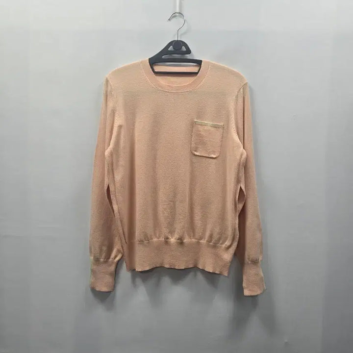 [BUNJANG] Peach Knit Sweater 66 - Spring Knit / 0449 여성 피치 니트 66 / 봄 니트 / 포켓 니트 / 부드러운 니