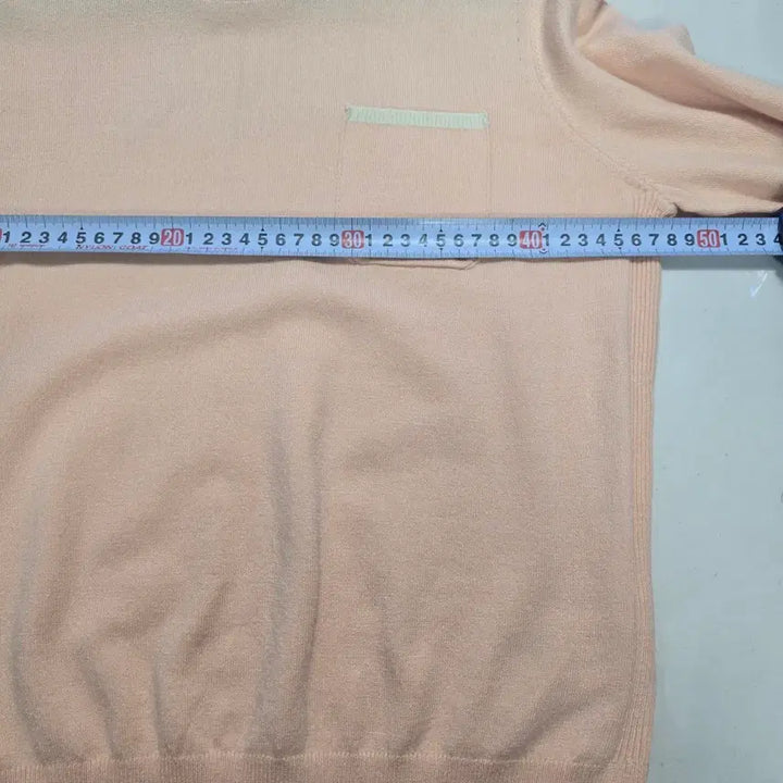 [BUNJANG] Peach Knit Sweater 66 - Spring Knit / 0449 여성 피치 니트 66 / 봄 니트 / 포켓 니트 / 부드러운 니