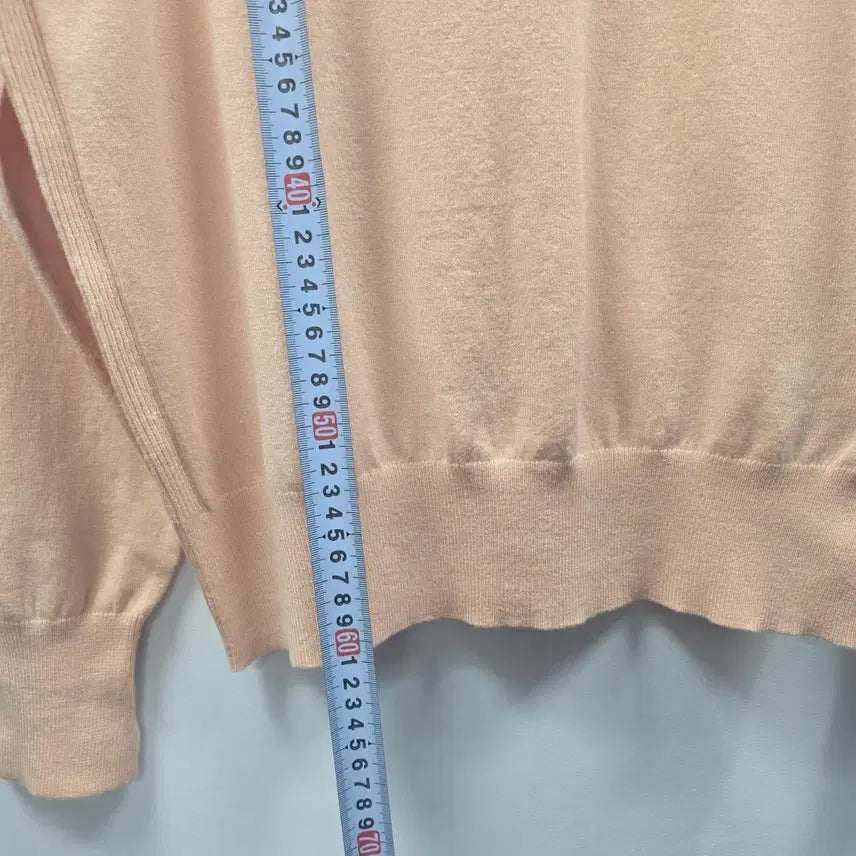 [BUNJANG] Peach Knit Sweater 66 - Spring Knit / 0449 여성 피치 니트 66 / 봄 니트 / 포켓 니트 / 부드러운 니