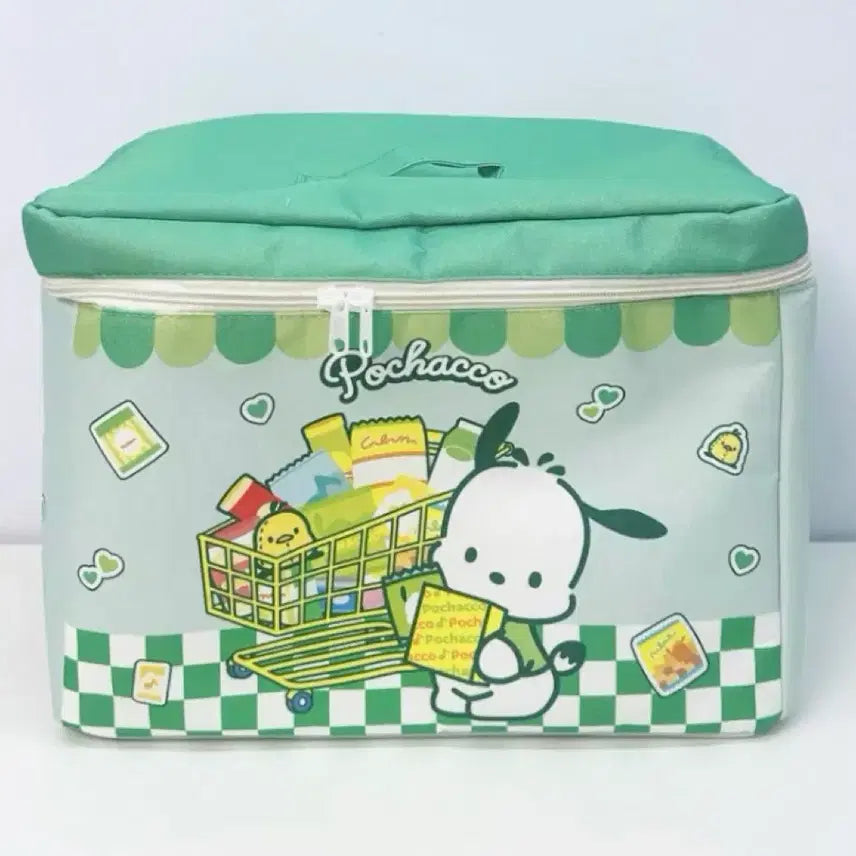 [SOLD OUT] 산리오 포차코 마트 지퍼형 수납 케이스 리빙박스(새상품)