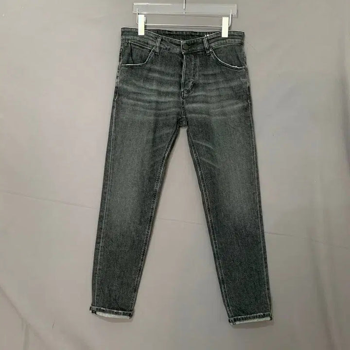 [BUNJANG] PT Torino Black Wash Denim Jeans / 30인치 PT토리노 레게 롤업 워싱 스판 흑청 데님 청바지