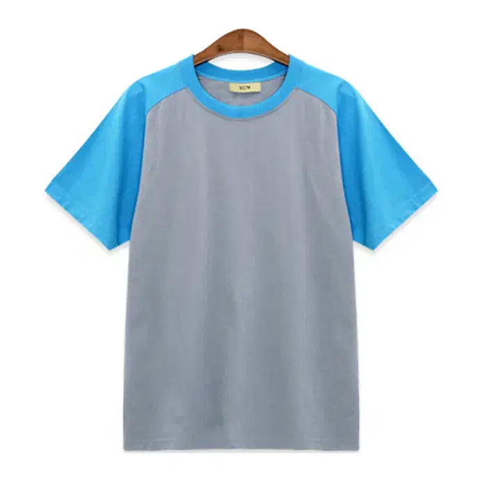 [BUNJANG] Unbranded 20-Count Cotton Blue T-Shirt (2XL) / [창고정리새제품] 면20수 146블루 105(2XL) 반팔티 새제품