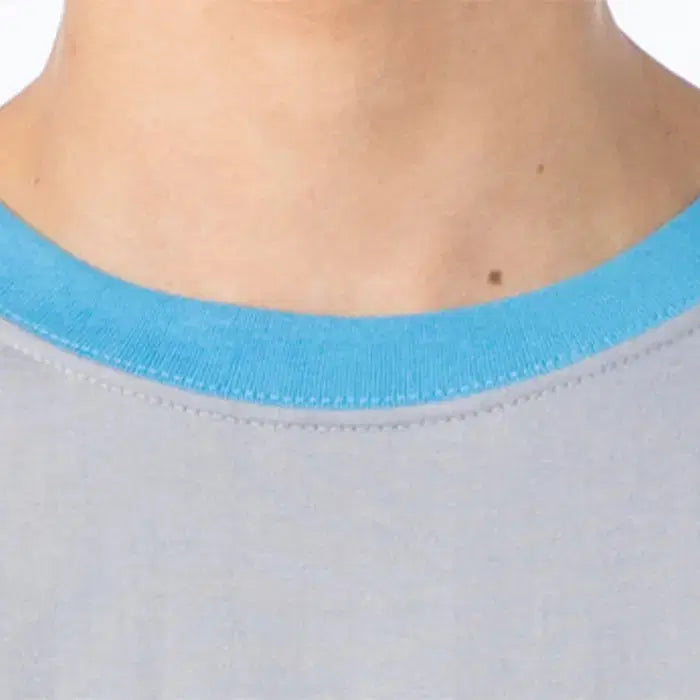 [BUNJANG] Unbranded 20-Count Cotton Blue T-Shirt (2XL) / [창고정리새제품] 면20수 146블루 105(2XL) 반팔티 새제품