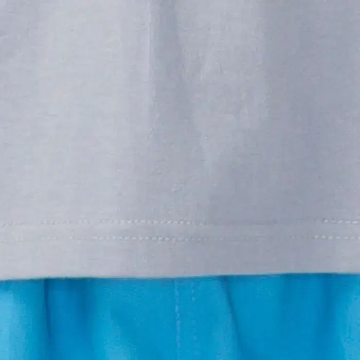 [BUNJANG] Unbranded 20-Count Cotton Blue T-Shirt (2XL) / [창고정리새제품] 면20수 146블루 105(2XL) 반팔티 새제품