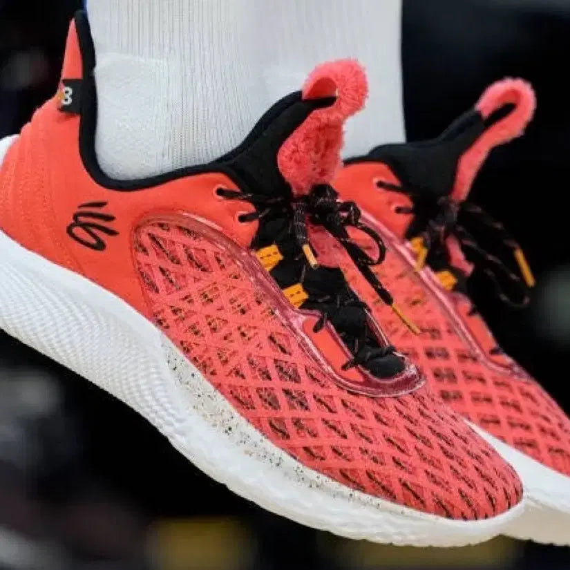 [BUNJANG] Under Armour Curry Flow 9 Cookie Monster Red Basketball Shoes / 언더아머 커리 플로우9 쿠키몬스터 레드