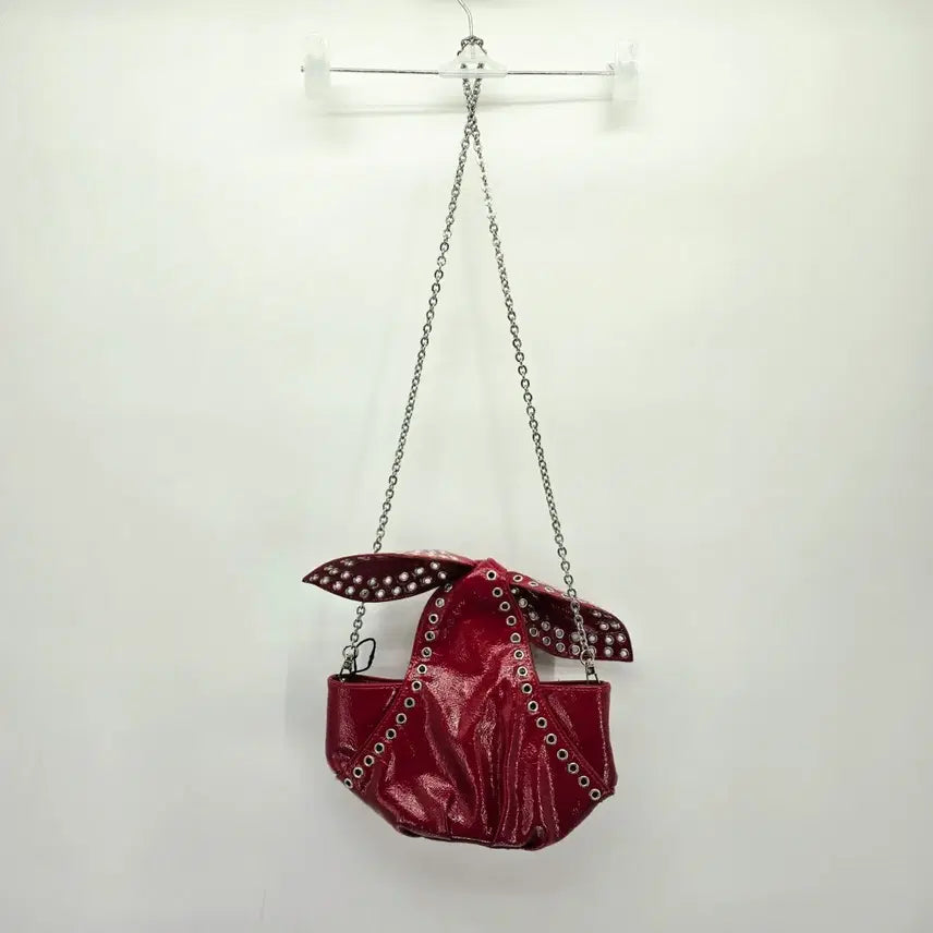 [BUNJANG] ZARA Ribbon Embellished Bucket Crossbody Bag / 자라 리본 장식 버킷 크로스바디 백