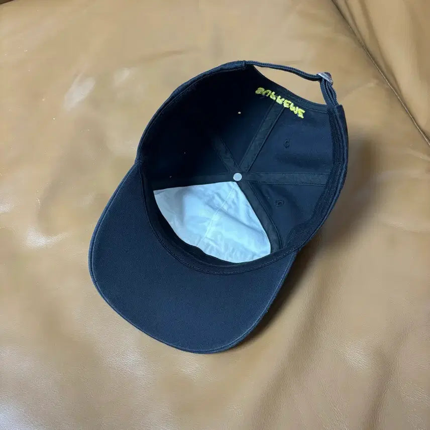 [BUNJANG] Supreme Lion Washed Black 6-Panel Cap / 슈프림 6패널 볼캡 모자 라이온 워시드 블랙