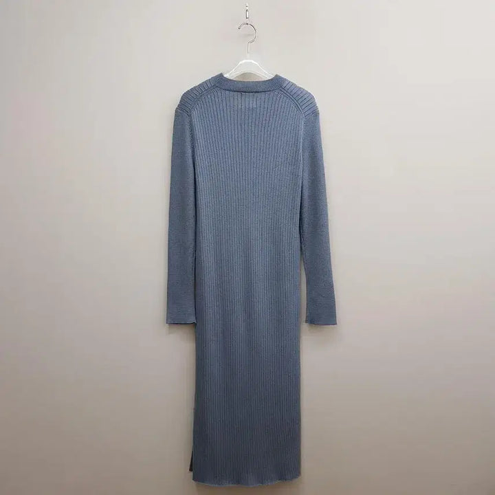 [BUNJANG] KUHO 2022 Wool Knit Long Dress / 구호 KUHO 2022 골지원피스 S사이즈