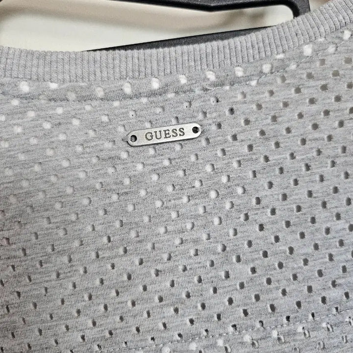 [BUNJANG] Guess Gray Layered T-shirt / Guess 회색 흰티 레이어드 맨투맨 티셔츠