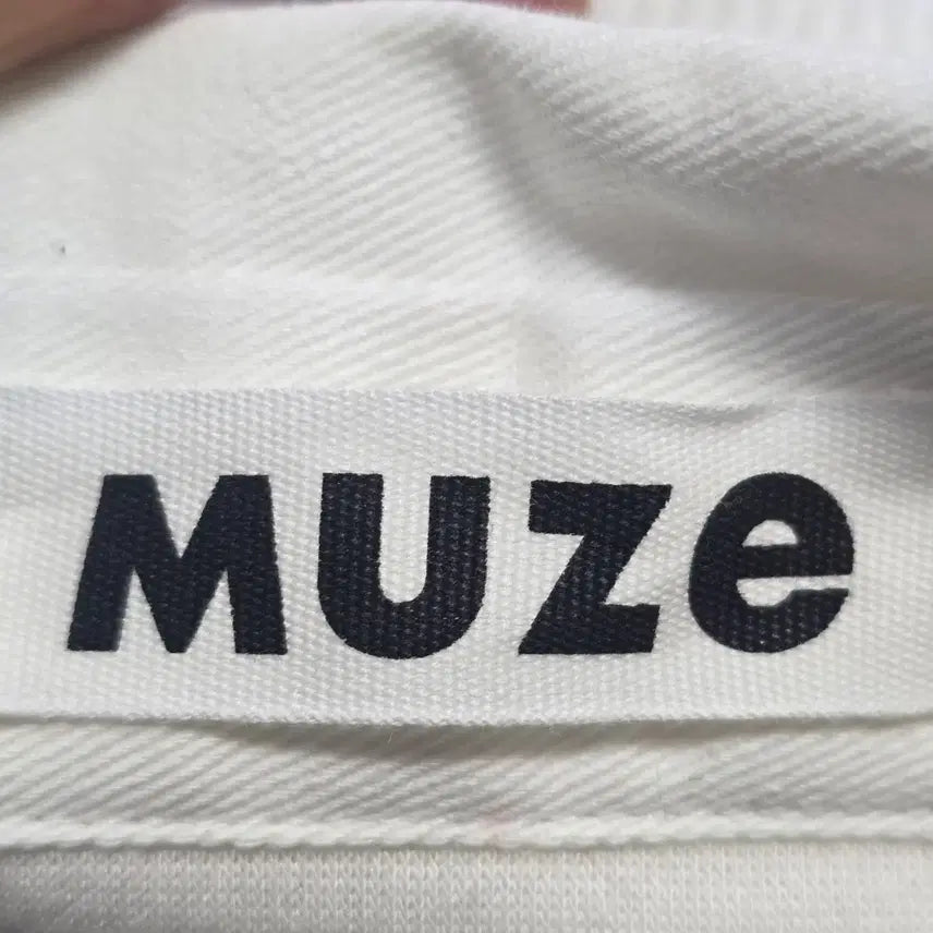 [BUNJANG] 0219 Muze Ivory Ribbed Pocket Long Sleeve Shirt / 0219 muze 아이보리 골지 포켓 긴팔 남방