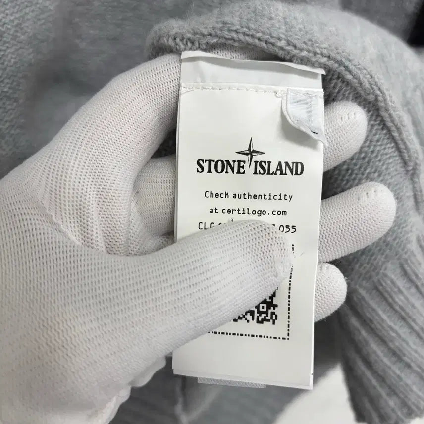 [BUNJANG] Stone Island Knit Hooded Tee / [L]스톤아일랜드 니트 후드티
