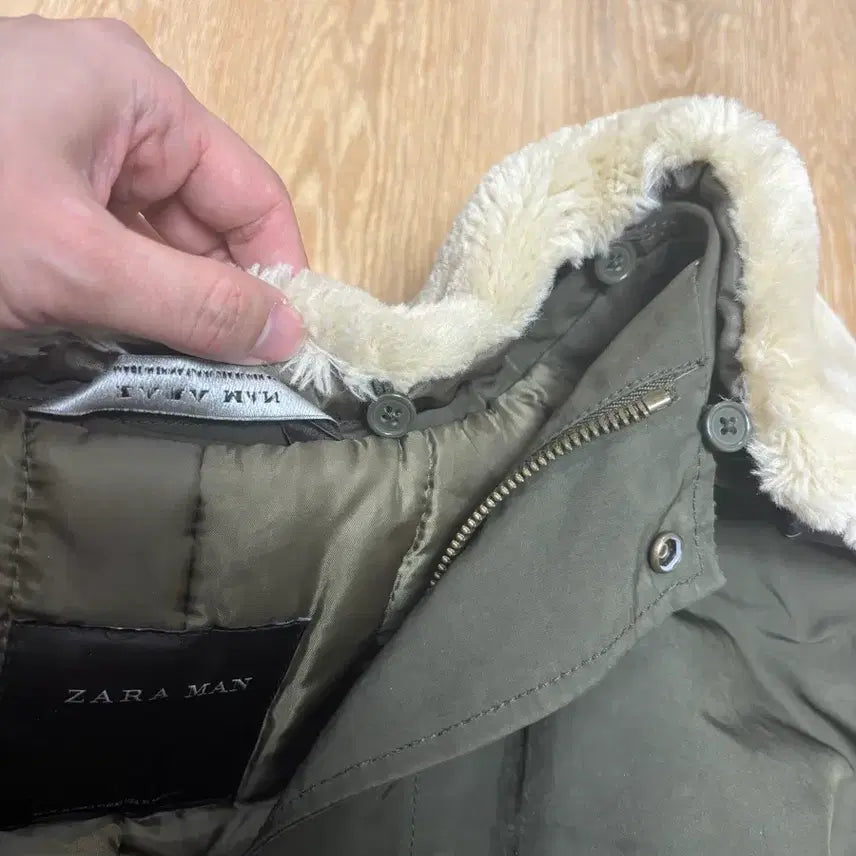 [BUNJANG] ZARA Bomber Jacket Khaki XL / 자라 봄버 자켓 카키색 XL사이즈 / 자라 자켓 XL