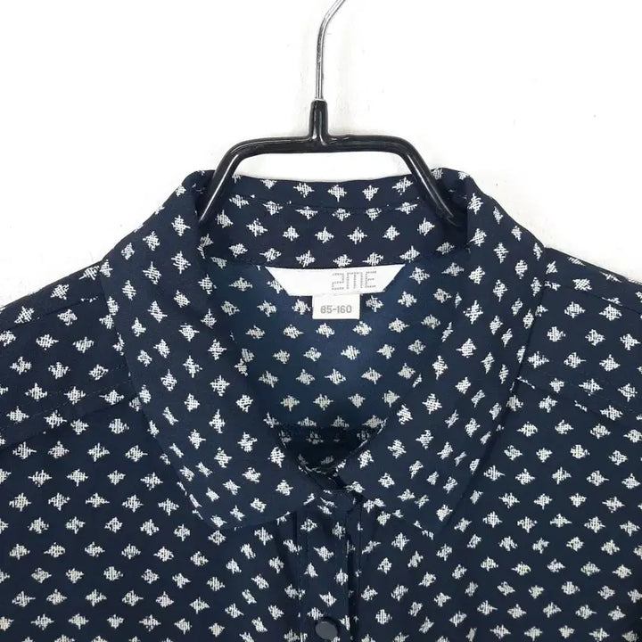 [BUNJANG] 2ME Patterned Collar Blouse 55 / 2ME 패턴 카라블라우스 55