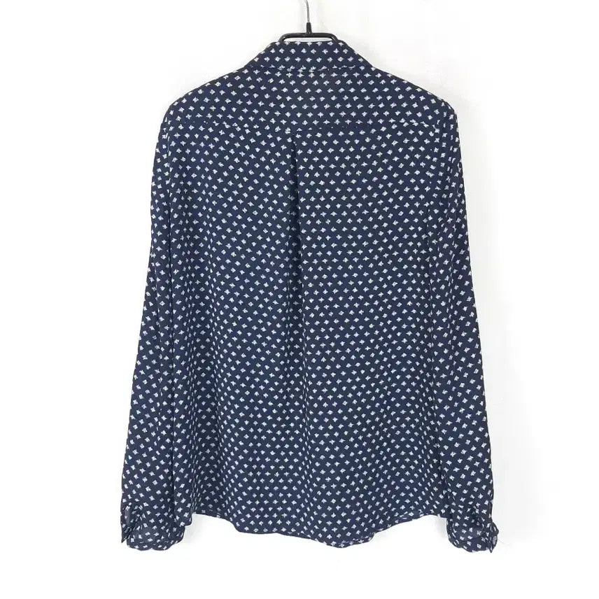 [BUNJANG] 2ME Patterned Collar Blouse 55 / 2ME 패턴 카라블라우스 55
