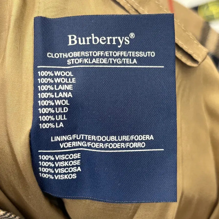 [BUNJANG] Burberry Nova Check Wool Midi Skirt / 버버리 노바체크 울 미디 스커트