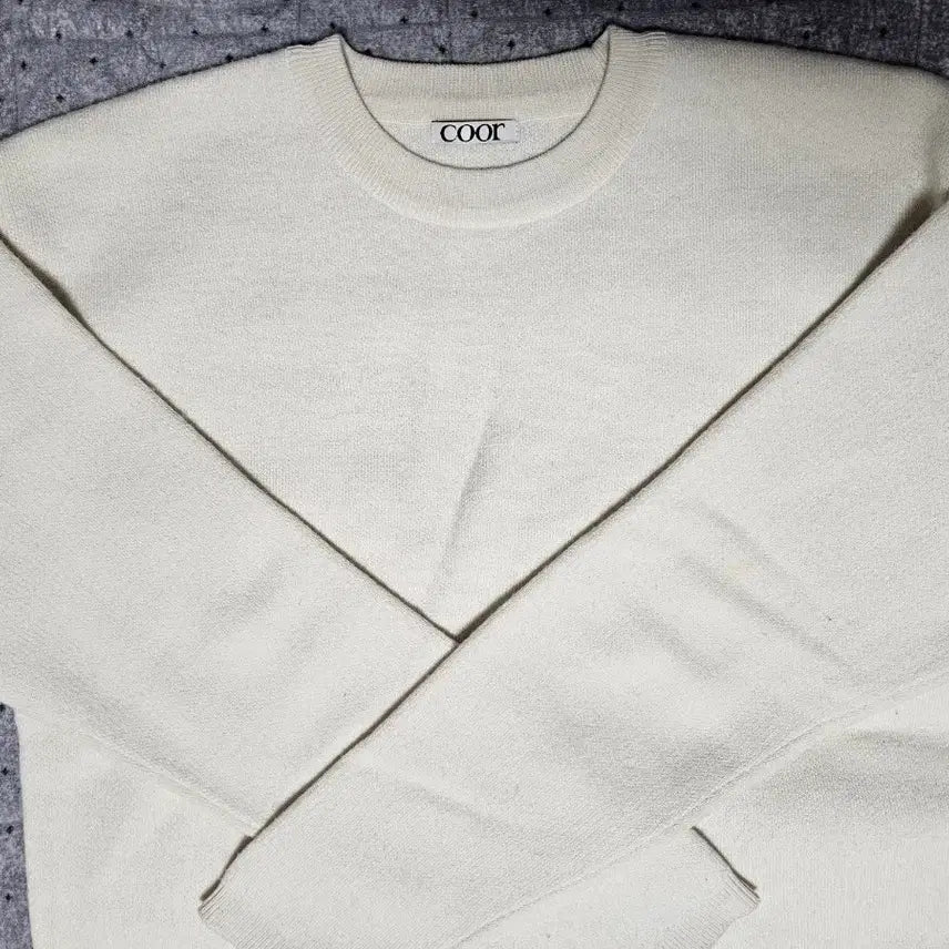 [BUNJANG] Coore Topfill Cashmere Round Knit / 쿠어 탑필 캐시미어 라운드 니트