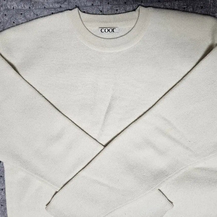 [BUNJANG] Coore Topfill Cashmere Round Knit / 쿠어 탑필 캐시미어 라운드 니트