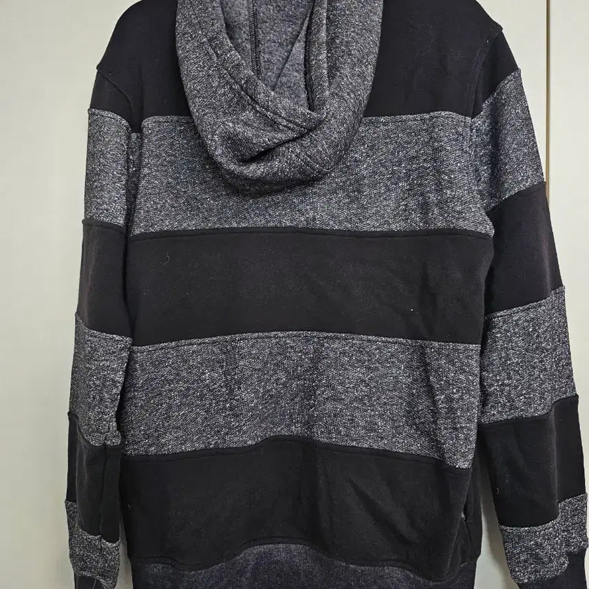 [BUNJANG] Adidas Striped Hoodie Zip-up / 아디다스 블랙/그레이 후드 집업