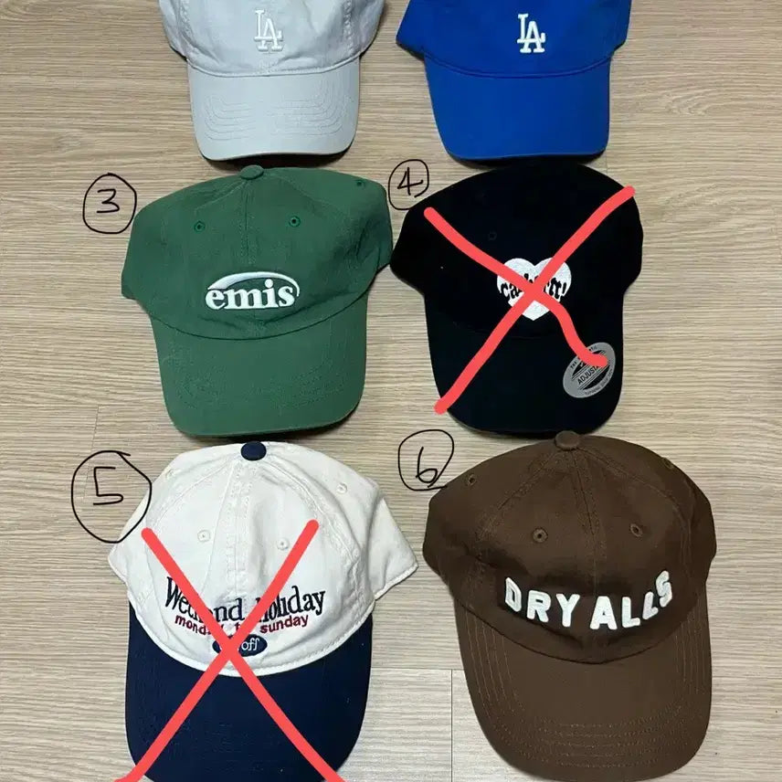 [BUNJANG] Various Caps / 브랜드 모자 모음(휴먼메이드,칼하트,이미스,mlb)