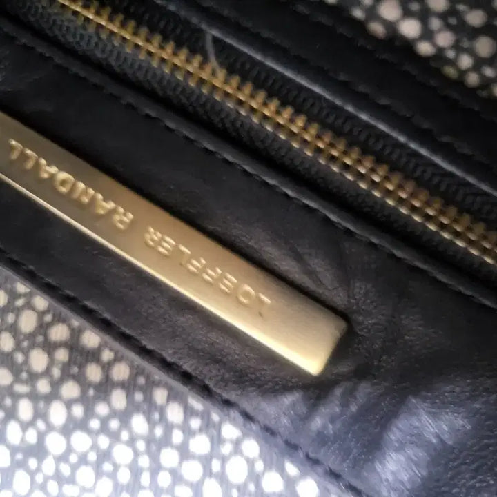 [BUNJANG] Loeffler Randall Black Leather Shoulder Bag / 로플러랜달 블랙 가죽 숄더백