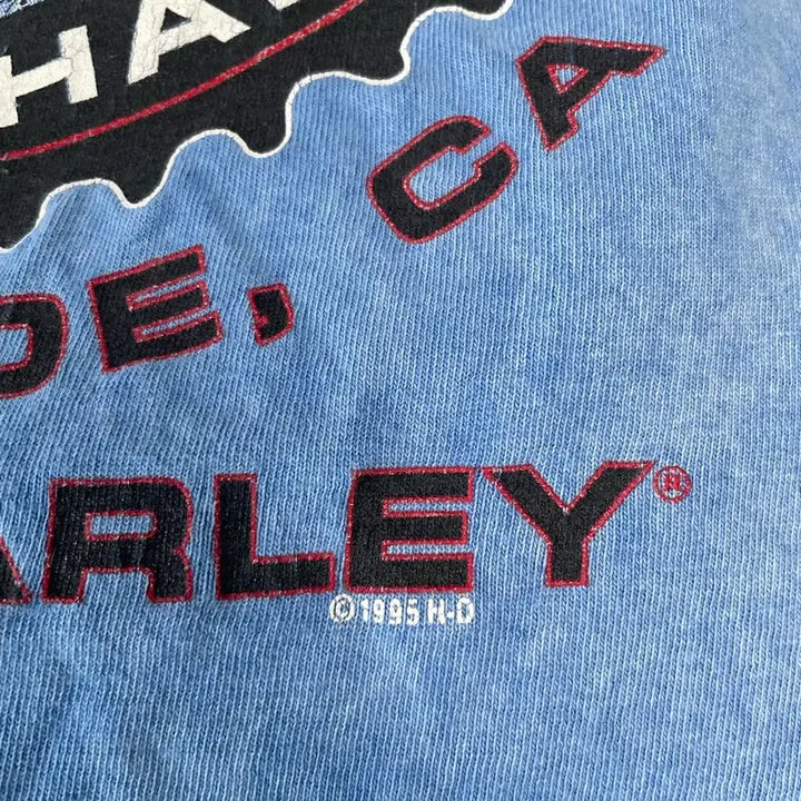 [BUNJANG] Harley Davidson Grunge Vintage Long Sleeve / 90s 할리데이비슨 그런지 빈티지 롱슬리브