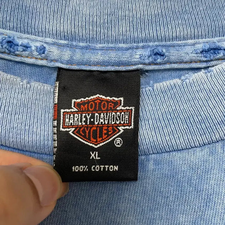 [BUNJANG] Harley Davidson Grunge Vintage Long Sleeve / 90s 할리데이비슨 그런지 빈티지 롱슬리브
