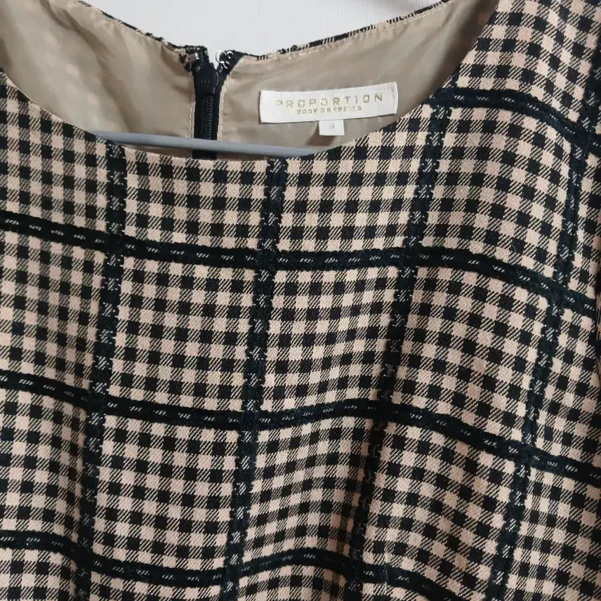 [SOLD OUT] TOCCO-LECTION 체크 플레어 원피스