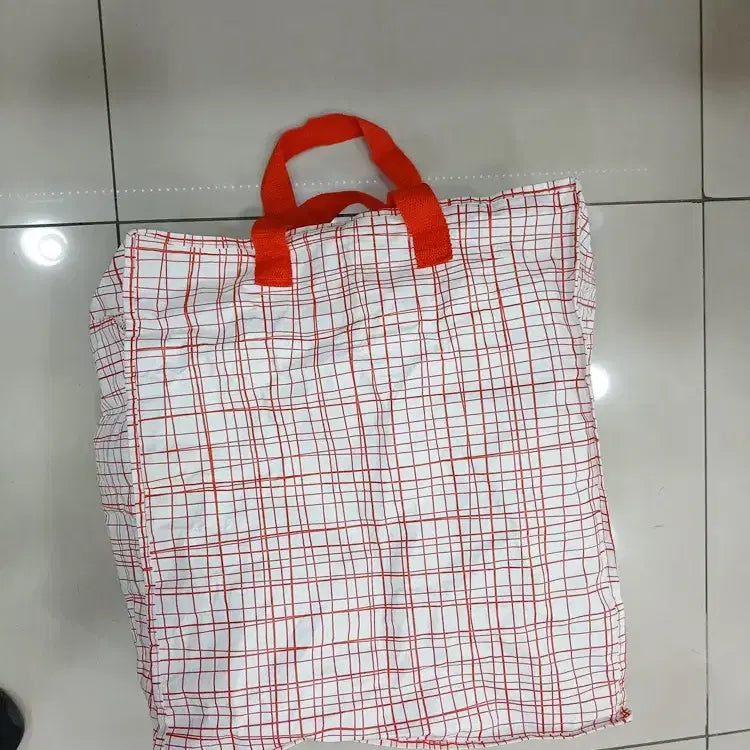 [BUNJANG] Used Vinyl Bag Shopping Basket / 비닐백 장바구니 중고 가로37 세로21 높이44 가벼운짐만수납가능