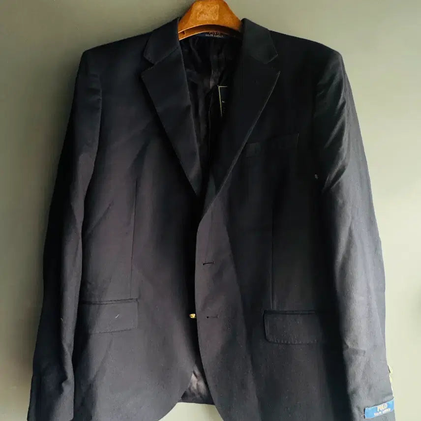 [BUNJANG] Polo Ralph Lauren Navy Blazer / 폴로 랄프로렌 개버딘 울 블레이저 38R(국내 95-100)