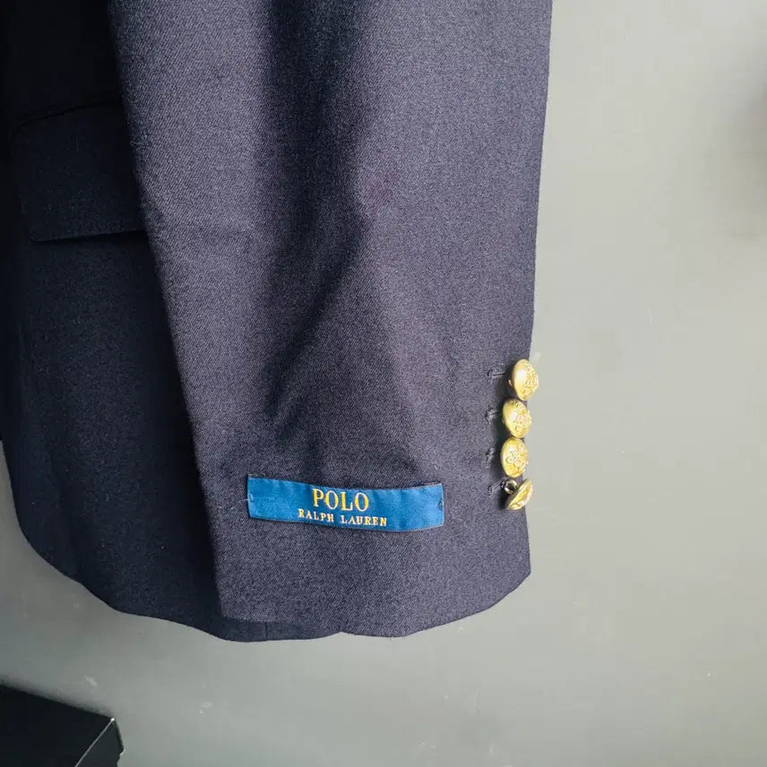 [BUNJANG] Polo Ralph Lauren Navy Blazer / 폴로 랄프로렌 개버딘 울 블레이저 38R(국내 95-100)
