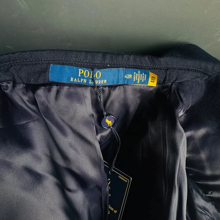 [BUNJANG] Polo Ralph Lauren Navy Blazer / 폴로 랄프로렌 개버딘 울 블레이저 38R(국내 95-100)