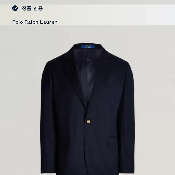 [BUNJANG] Polo Ralph Lauren Navy Blazer / 폴로 랄프로렌 개버딘 울 블레이저 38R(국내 95-100)