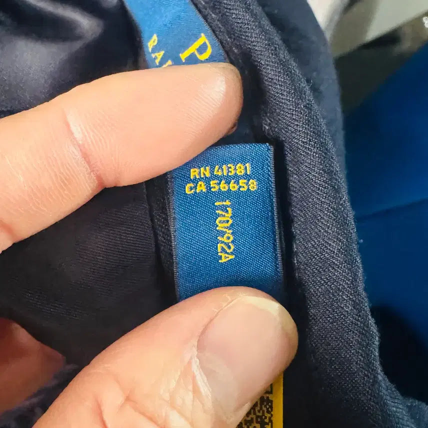 [BUNJANG] Polo Ralph Lauren Navy Blazer / 폴로 랄프로렌 개버딘 울 블레이저 38R(국내 95-100)